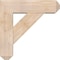 Ekena Millwork Traditional Craftsman Smooth Bracket w/ Offset Brace, Douglas Fir, 7 1/2"W x 26"D x 26"H BKT0806X26X26TRA04SDF - alternate 3